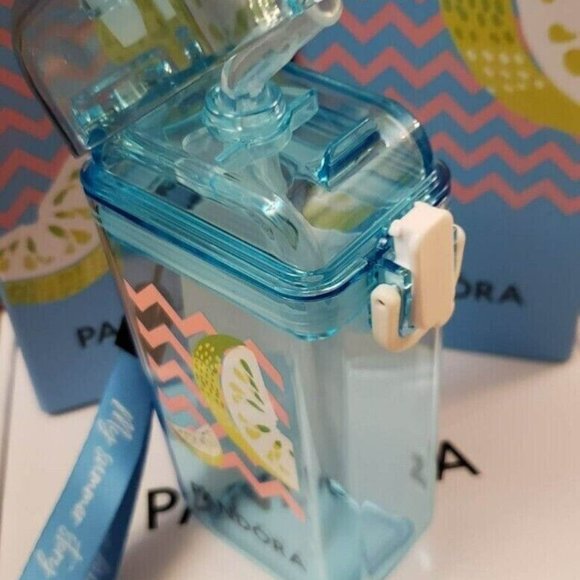 VERY RARE PANDORA *ASIAN EXCLUSIVE* SUMMER BOTTLE WITH BUILT STRAW 280ML - Picture 7 of 12